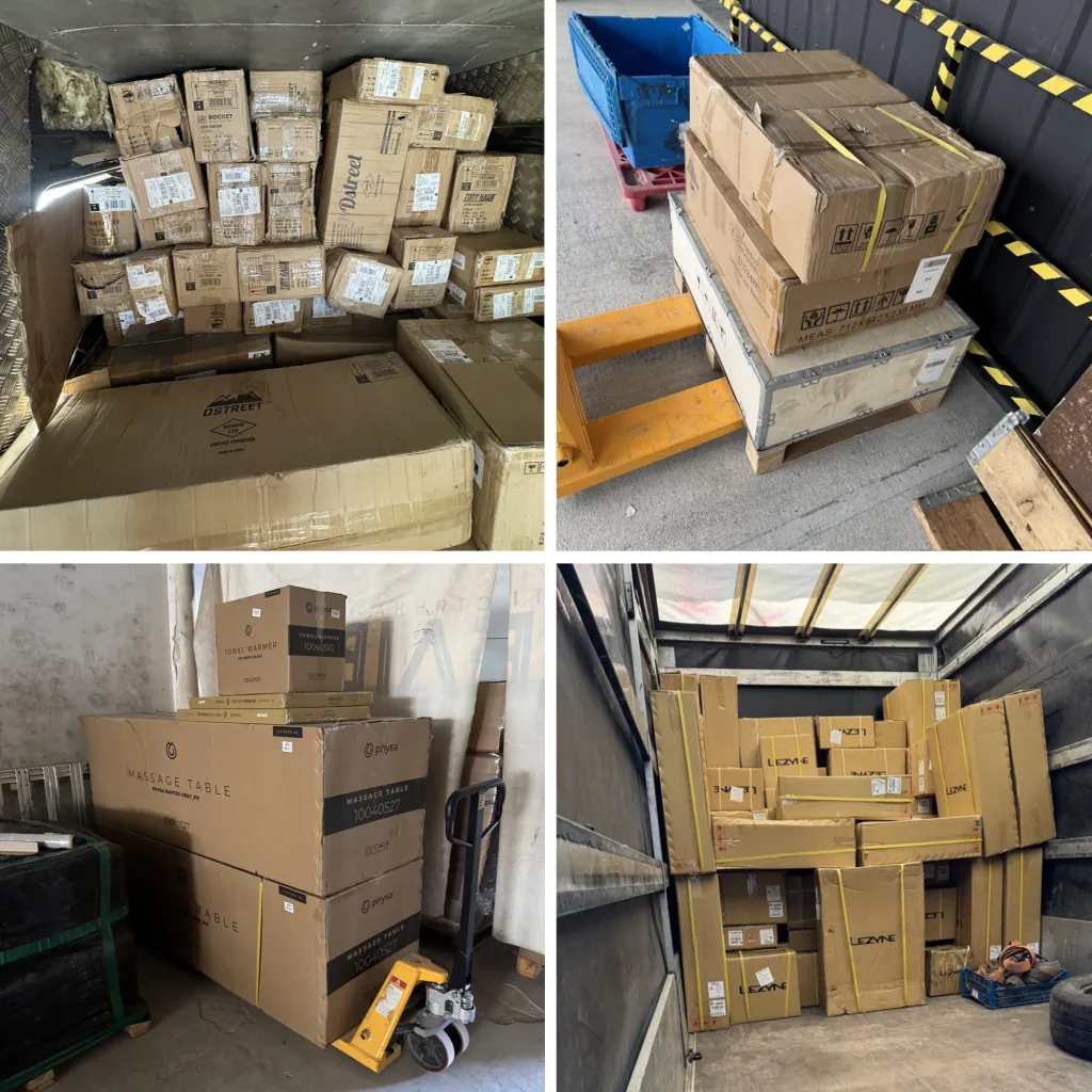 Посилки готові до відправки з Європи